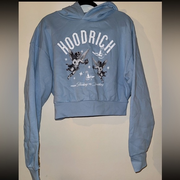 Hoodrich Women's Blue Graphic Hoodie Size Medium NWT - Picture 5 of 9